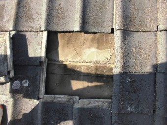 東区若葉現調下地の痛み2階部分写真