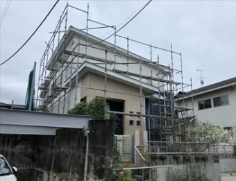 外壁 屋根 塗装 足場