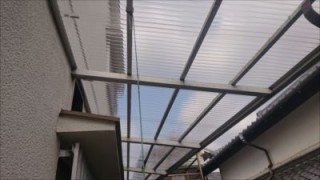 波板 飛散 張替え工事後