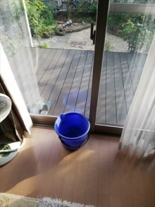サッシの雨漏り ベランダ防水劣化