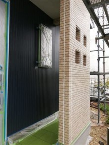 玄関周り 養生 塗装