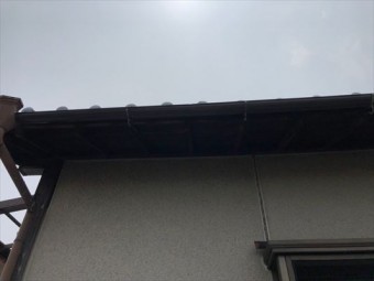 完工写真 雨樋