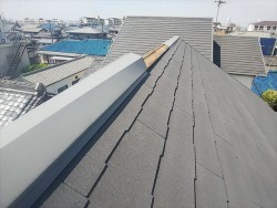 棟板金飛散 工事前