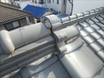 漆喰劣化 工事前