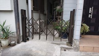 伸縮門扉 改修後