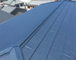 ガルバリウム鋼板屋根材・SGL鋼板屋根材写真