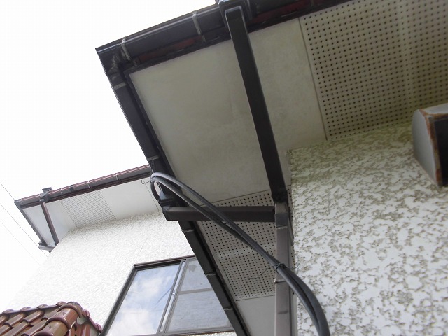 東区葺き替え現調軒樋20180117