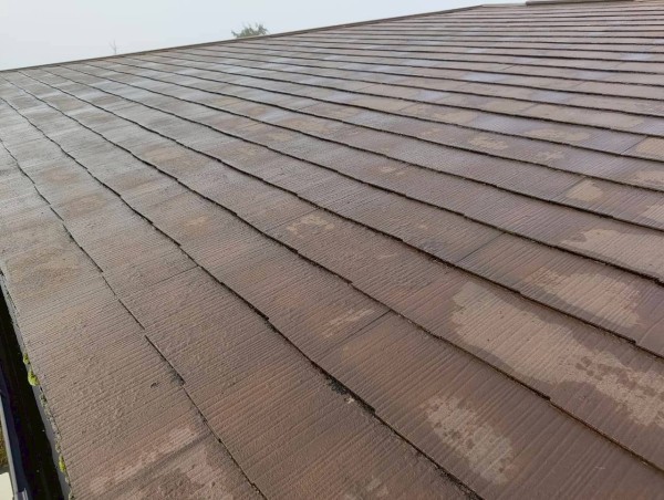 5年前に塗装した築27年のスレート屋根