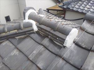 屋根工事種類　漆喰補修