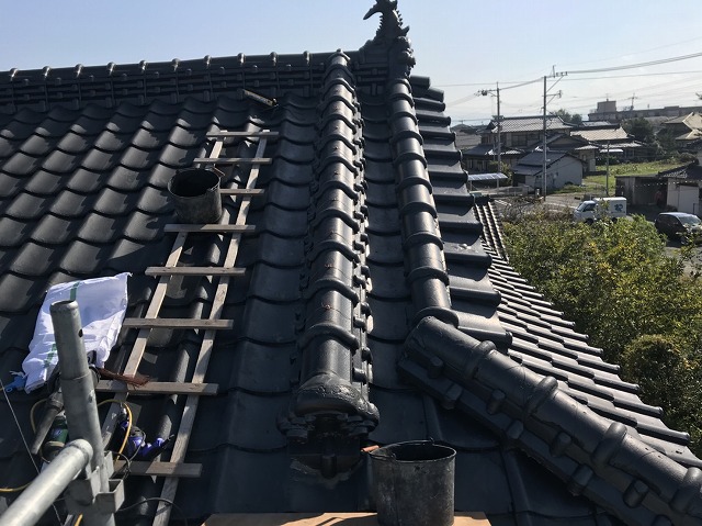 降り棟積み直し後の写真