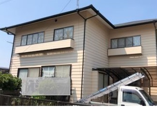 熊本市東区にて台風被害を受けて外れた棟板金を張り替えました