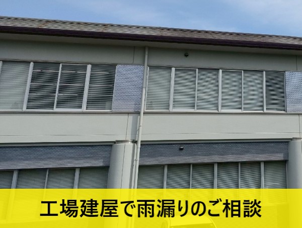 上益城郡益城町にて工場建屋の雨漏り調査を行ったF様の声「親切で丁寧な対応」とお喜びいただけました
