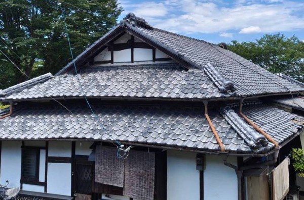 合志市で地震被害を受けた木造瓦屋根住宅