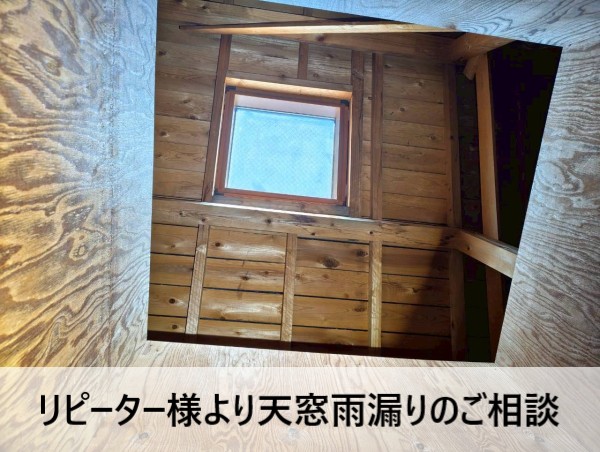 天窓の雨漏りのご相談