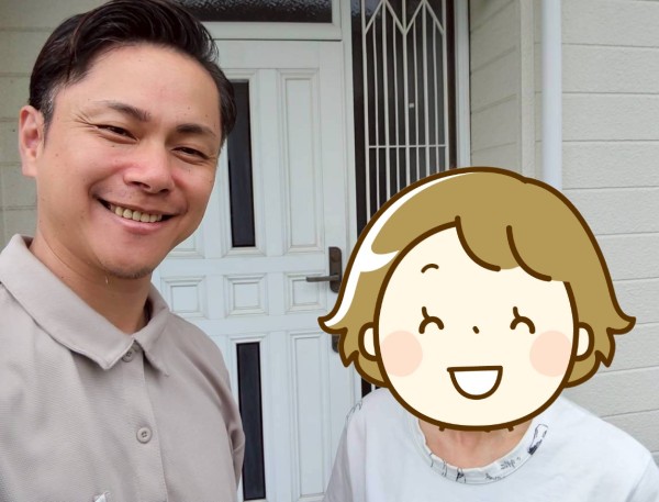 宇土市で軒樋と竪樋の部分交換を行ったT様「安心してお願いできた」のお声をいただきました