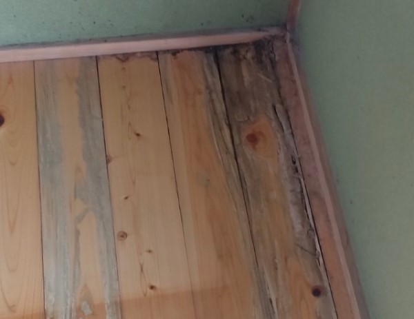 床板のシロアリ被害