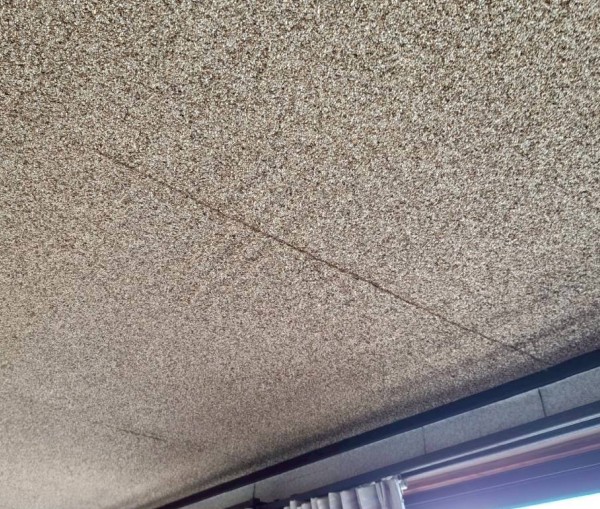 縁側天井の染み