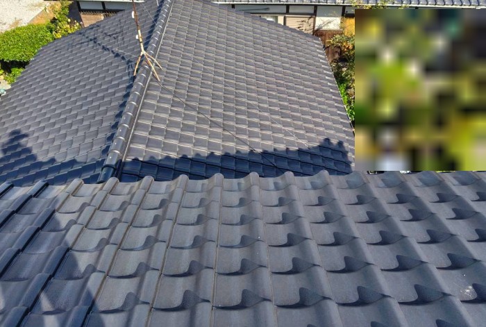 荒尾市にて地震後の調査を行った瓦屋根住宅