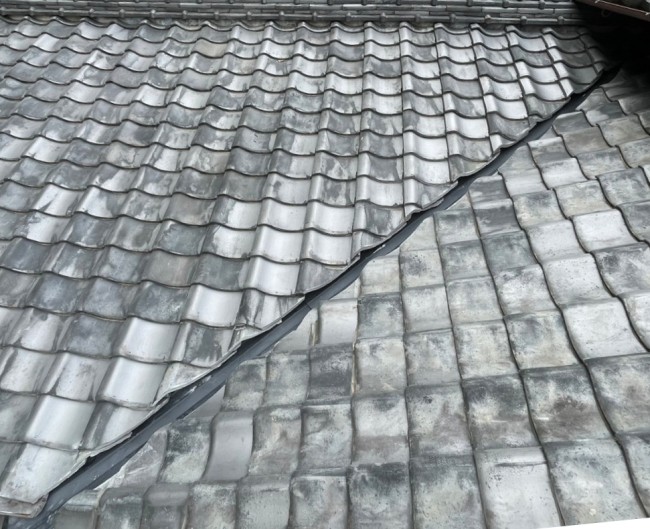 谷板金張替え工事が完了