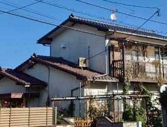 阿蘇郡高森町で瓦屋根点検を行った住宅