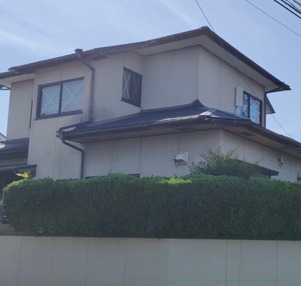 雨どいが機能を果たしていないとご相談いただいた住宅